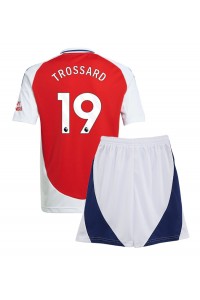 Fotbalové Dres Arsenal Leandro Trossard #19 Dětské Domácí Oblečení 2024-25 Krátký Rukáv (+ trenýrky)